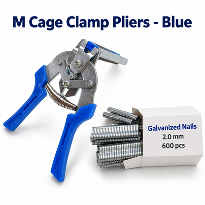 Automatic Hog Ring Pliers, M-Type Hog Rings Gun for Wire Mesh & Animal Cages