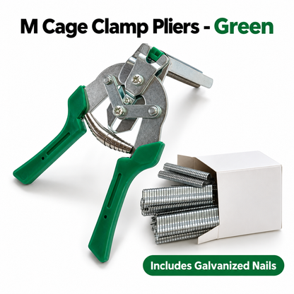 Automatic Hog Ring Pliers, M-Type Hog Rings Gun for Wire Mesh & Animal Cages